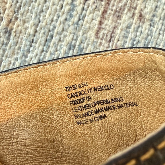 Frye Candice Black Leather Heels Mules Clogs Braided Strap with Buckle - Picture 8 of 10